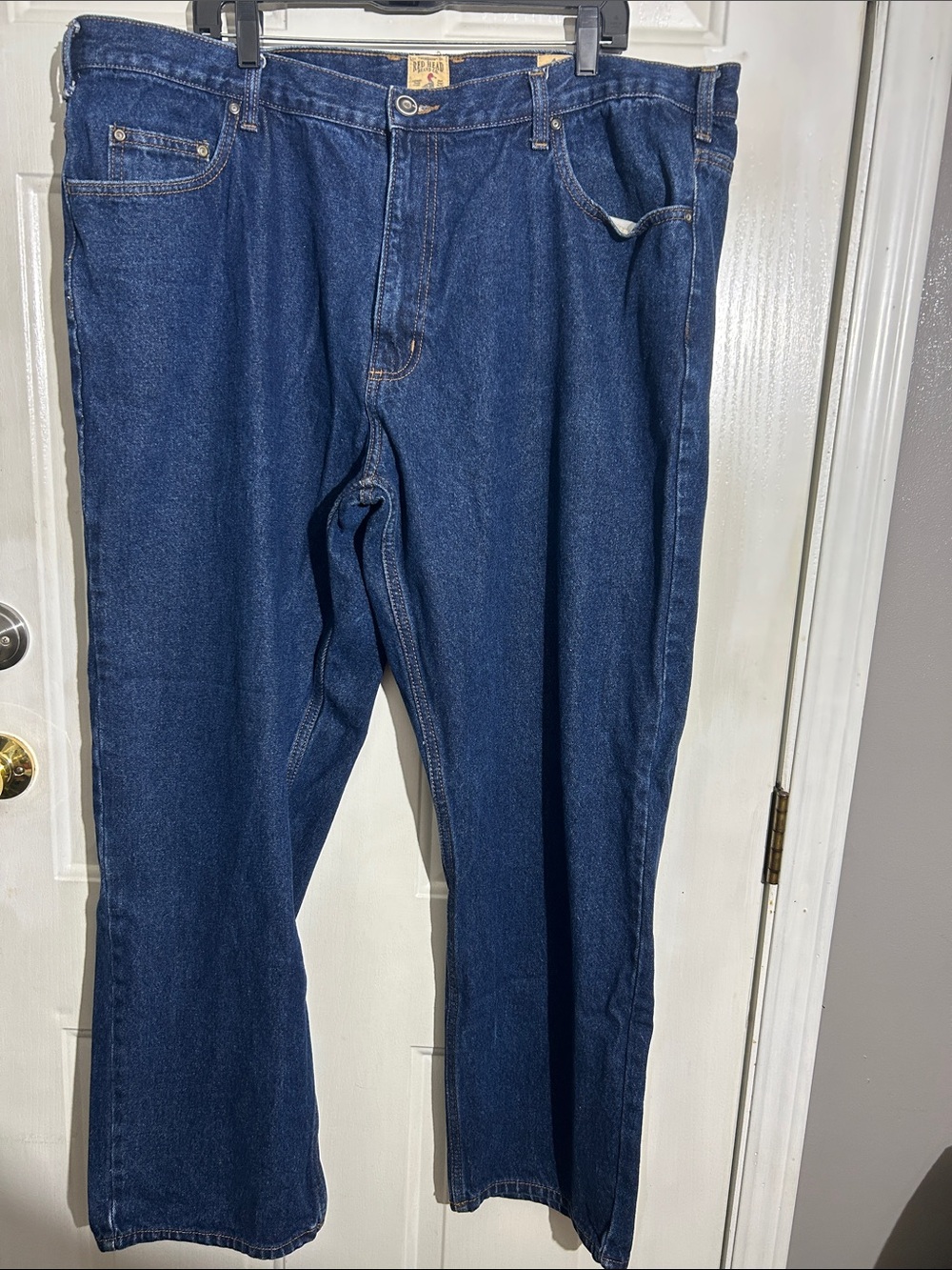 RedHead Men's Dark Blue Straight Jeans